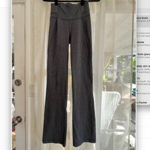 Lululemon Groove Pant Flare - Heathered Black NWOT